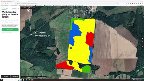 Infografika przedstawiająca mapę zasobności gleby i siewnik z GPS