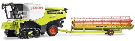 Zabawkowy kombajn BRUDER Claas Lexion 780 Terra Trac z hederem