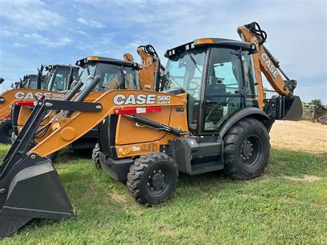 Thematic photo of a Case 580 backhoe loader during service