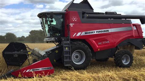 kombajn Massey Ferguson Activa 7342 w trakcie żniw