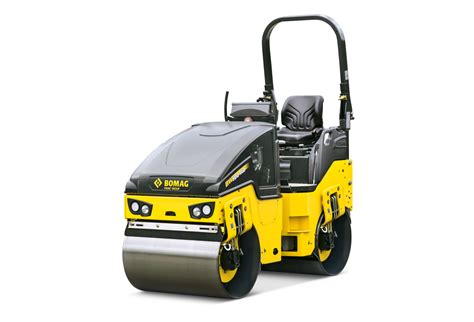 Zdjęcie kompaktowego walca tandemowego Bomag BW 120 AD-5 w akcji