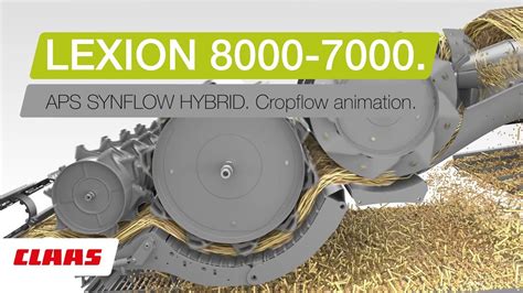 Schemat systemu omłotu APS SYNFLOW HYBRID CLAAS (infografika)