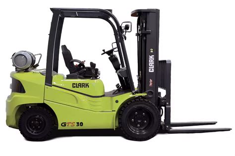 Clark GTS20-33 forklift at work