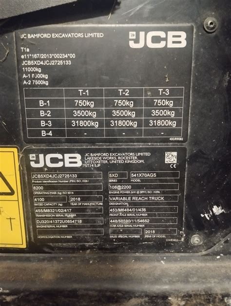 Schemat instalacji elektrycznej dla ładowarki teleskopowej JCB