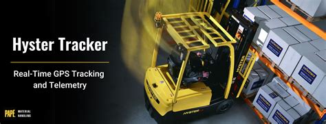 Panel kontrolny Hyster Tracker i dane telemetryczne