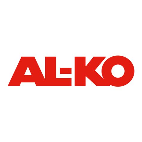 The AL-KO Kober Group logo with a modern lawnmower in the background, showcasing its origin and innovation.