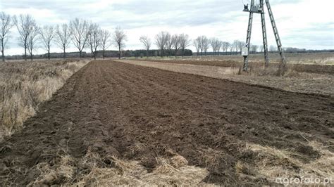 Zdjęcie przedstawiające prawidłowo zaorane pole