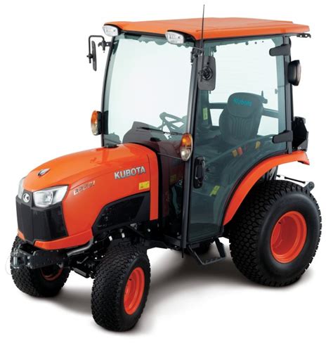 Miniciągnik Kubota serii B2 z ramieniem koszącym