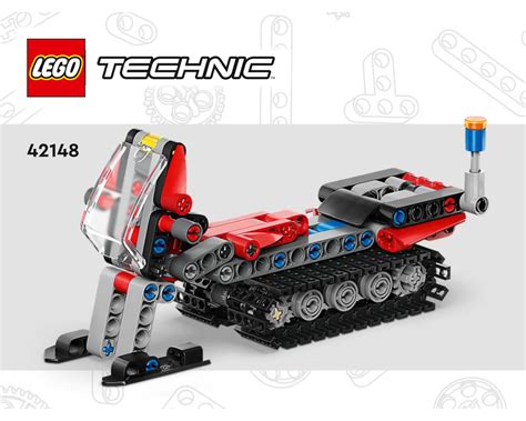 The LEGO Technic Snowmobile alternate build from the 42148 set.