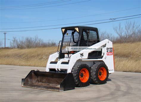 The Bobcat S130 skid-steer loader working on a construction site
