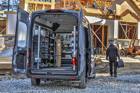 Photo of a mobile service van arriving at a construction site