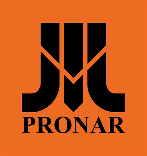 Logo Pronar i widok fabryki w Narwi