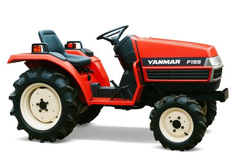Thematic photo of Yanmar F155 tractor working in a field