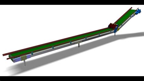 Scheme of a manure spreader's chain conveyor system