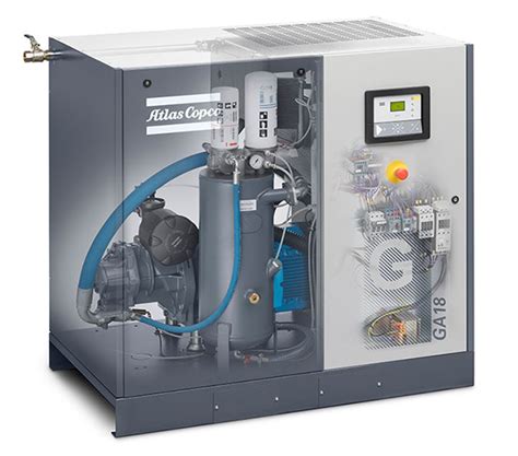zdjęcie sprężarki śrubowej Atlas Copco serii GA