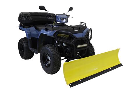 Schemat montażu pługa śnieżnego do ramy quada Polaris Sportsman 570 EPS