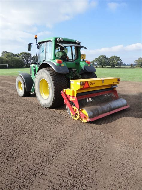 Thematic photo of a Vredo seeder working on a field