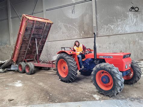 Thematic photo of a SAME Roller 70 DT tractor working on a farm