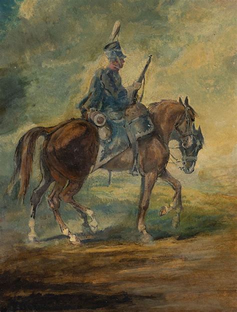 Historyczna ilustracja przedstawiająca wczesny opryskiwacz konny z przełomu XIX i XX wieku