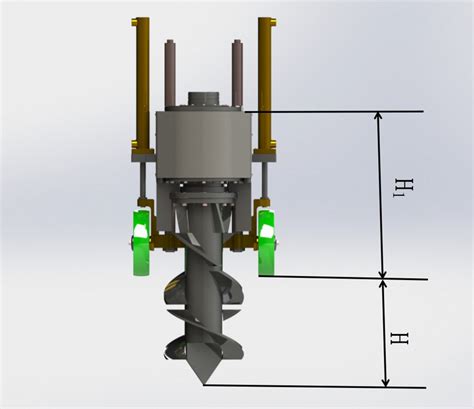 Diagram showing the depth adjustment mechanism of a tiller