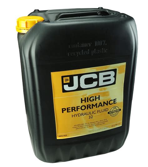 zdjęcie: oryginalny olej hydrauliczny JCB 68 w pojemniku