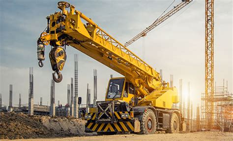 Thematic photo of a large mobile crane in operation