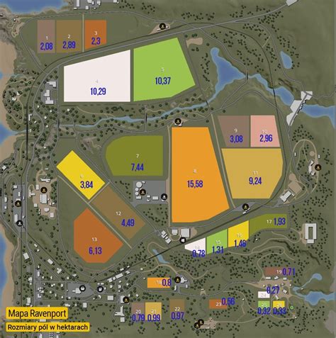 mapa Ravenport z Farming Simulator 19