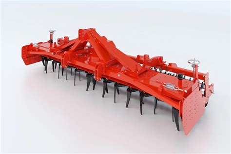 Infographic showing different types of Kverneland rotary harrow teeth (standard, active, XHD)