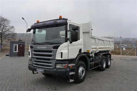 Scania P380 wywrotka w akcji na placu budowy