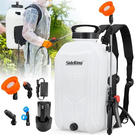 Comparison of different sprayer types (manual, battery, backpack)