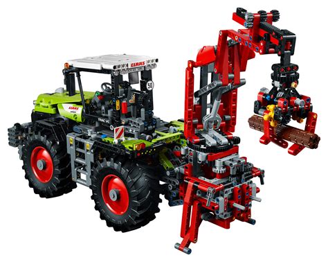 schemat funkcji traktora LEGO Technic CLAAS XERION