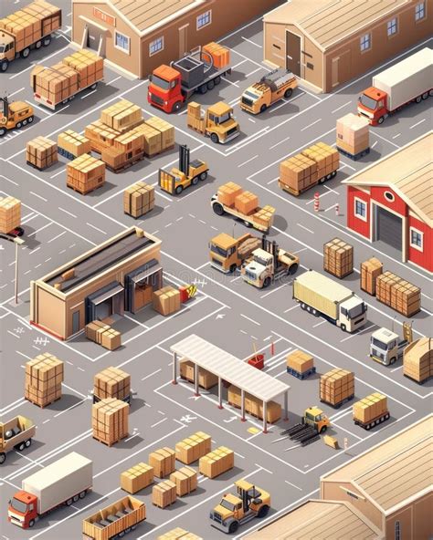 Thematic photo of various platform trucks in a warehouse environment