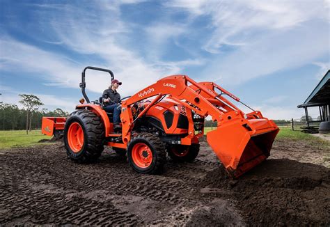 Photo of a new Kubota tractor