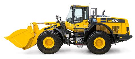 schemat techniczny z wymiarami transportowymi ładowarki Komatsu WA470