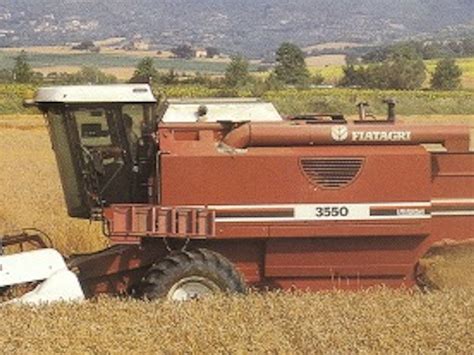 rysunek techniczny kombajnu Fiatagri 3400