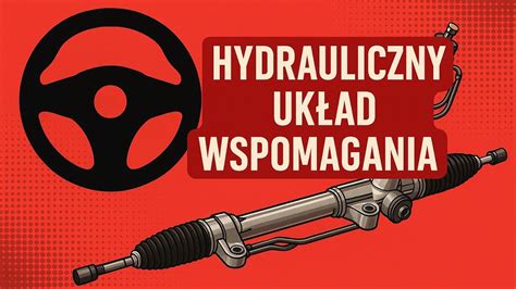 Detale mechanizmu wspomagania kierownicy w ciągniku rolniczym, w tym cięgna i zawór sterujący.