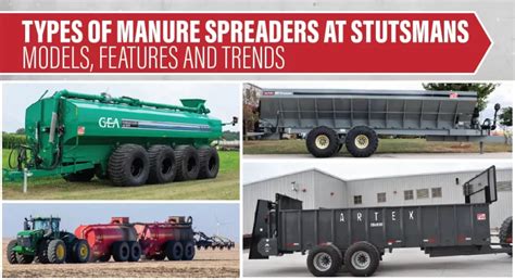 Infographic comparing different types of manure spreader bodies