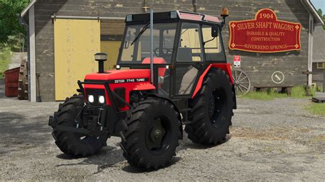 Zdjecie ładowacza NuJN zamontowanego na ciągniku Zetor 25