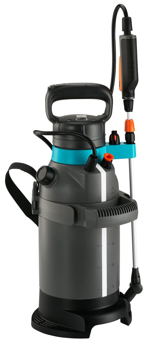 Zdjęcie opryskiwacza Gardena EasyPump z widocznym drugim otworem