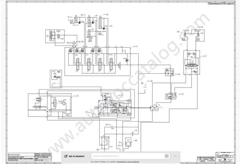Diagram showing location of hydraulic oil filters in JCB 520