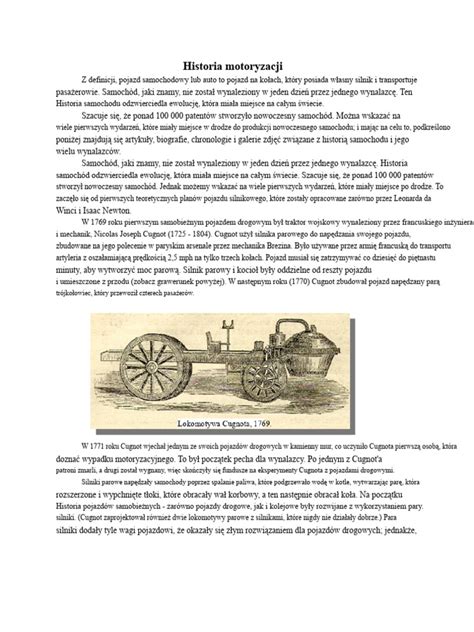 Portret Nicolasa-Josepha Cugnota, ojca motoryzacji parowej