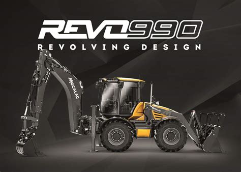 Zdjęcie Mecalac Revo 990 w akcji, prezentujące jej nietypową konstrukcję