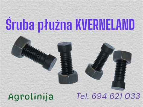 zdjęcie śruby lemiesza Kverneland M14x34 o twardości 12.9