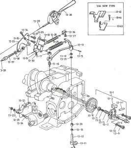 Diagram of a shutdown coil assembly in a Yanmar engine