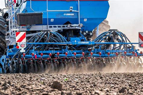 Schemat budowy siewnika Lemken Solitair MR z modułem MultiHub