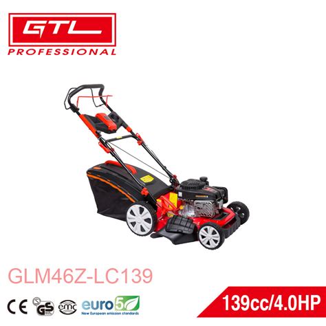 Thematic photo of the World GRL 460S HW 4w1 Loncin petrol lawn mower in use on a lawn