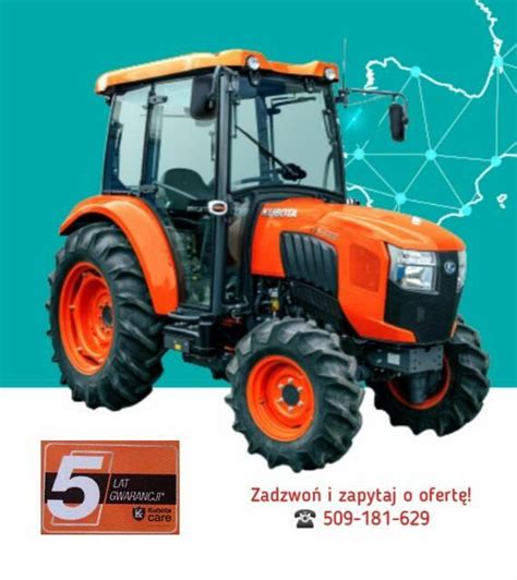 Zdjęcie ciągnika Kubota L2-522 z zamontowanym osprzętem