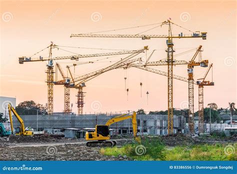 Thematic photo of a construction crane on a construction site