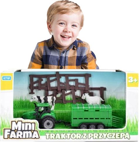 Zabawki Bruder, traktory i maszyny rolnicze w akcji