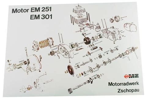Schemat techniczny silnika D-21 stosowanego w ciągnikach Władimirec